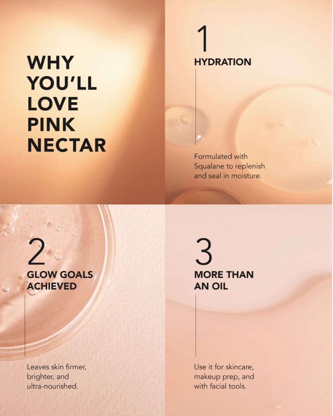 Pink Nectar — Squalane Oil-Serum Drops