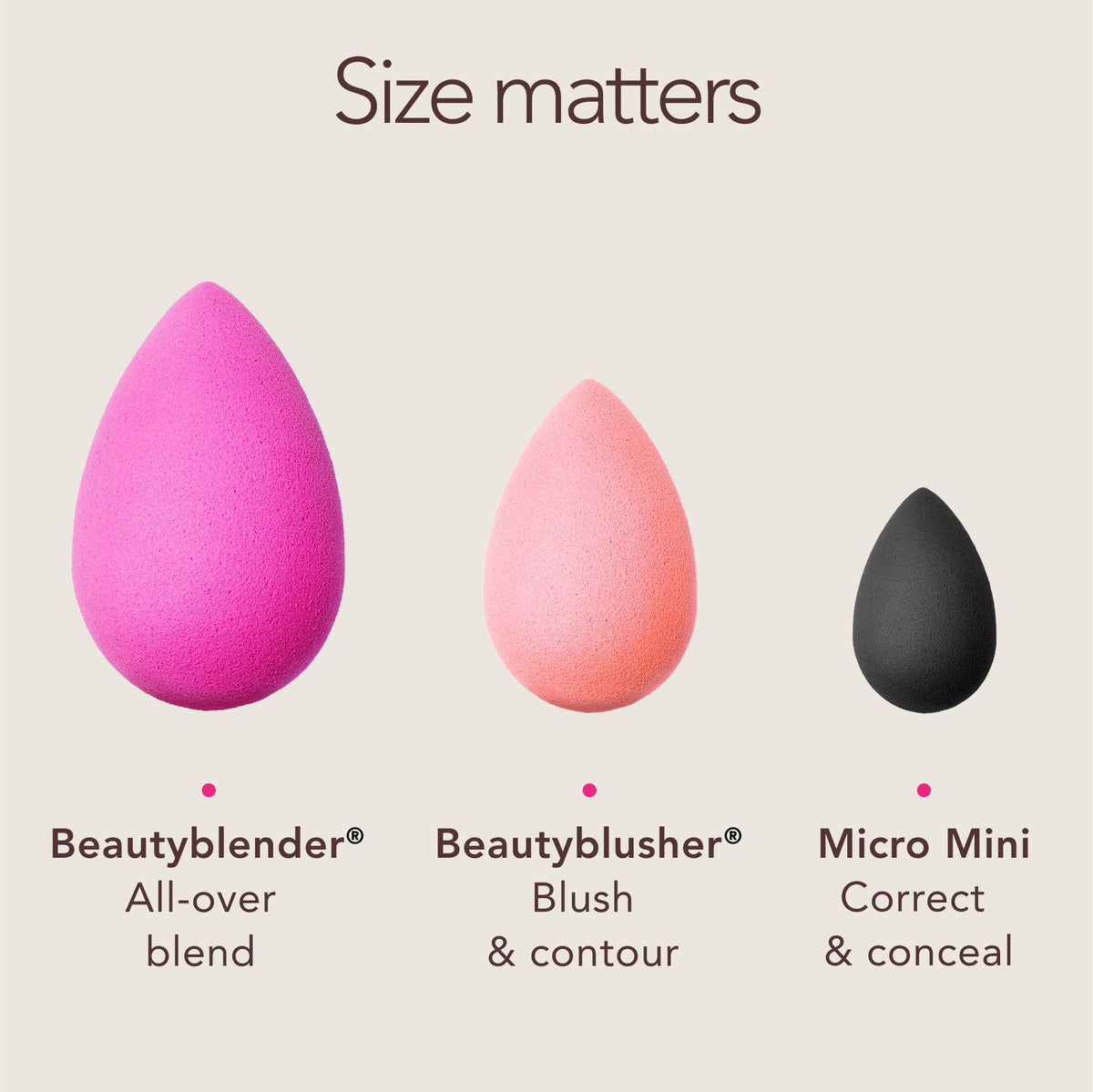 Beautyblusher Cheeky Mid-Sized Makeup Sponge