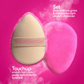 Power Pocket Puff™ Dual-Sided Powder Puff for Setting and Baking